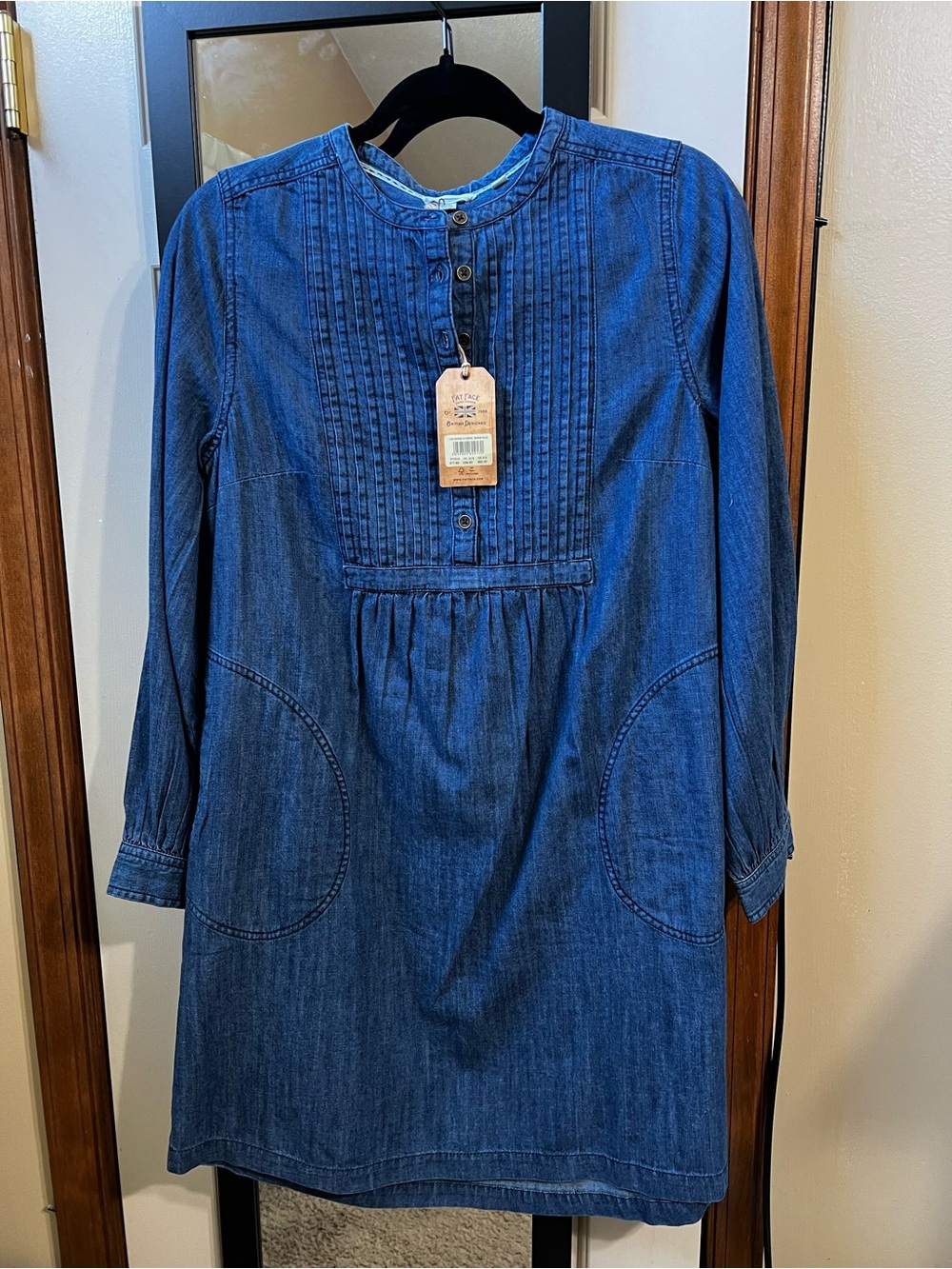 Women’s Indigo Denim Tunic Dress - Fat Face